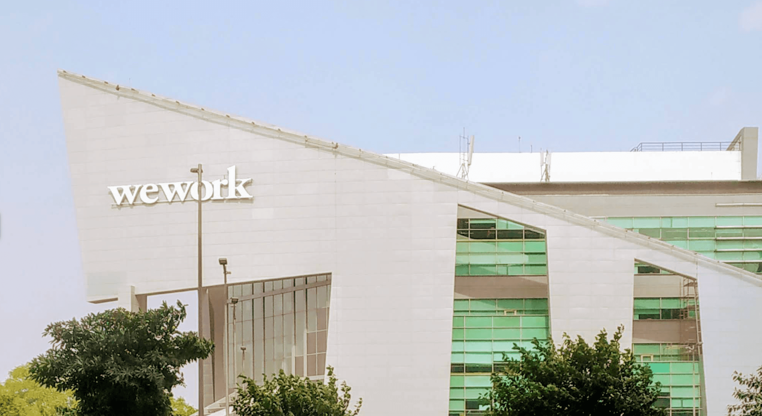Wework Forum DLF Cyber City building exterior in Gurgaon during the day